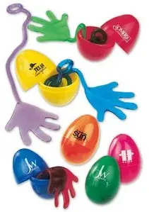 Customized Sticky Hands in an Egg