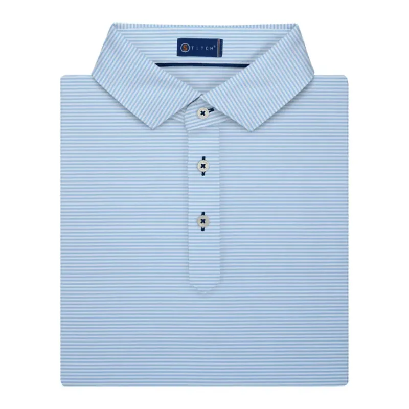 STITCH® Atlantic Stripe Polo Shirt - Men's — view 5