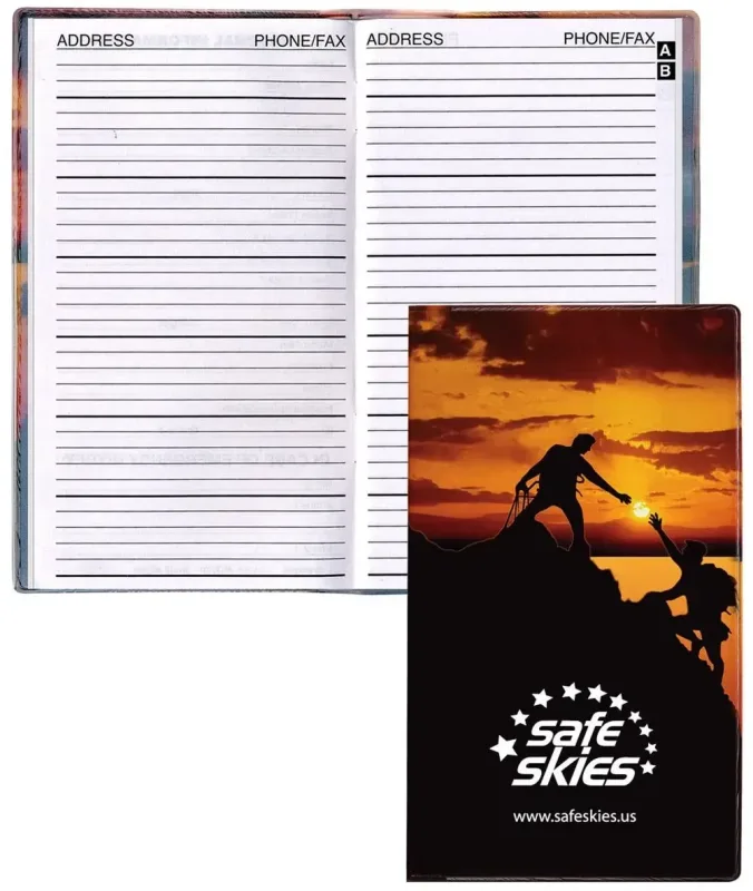 Custom Vinyl Cover Address Book — view 2