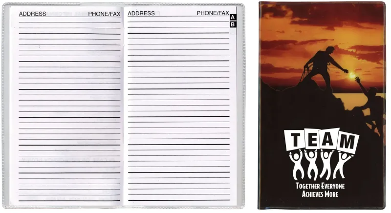 Custom Vinyl Cover Address Book — view 5