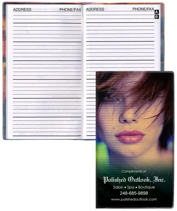 Custom Vinyl Cover Address Book — view 6