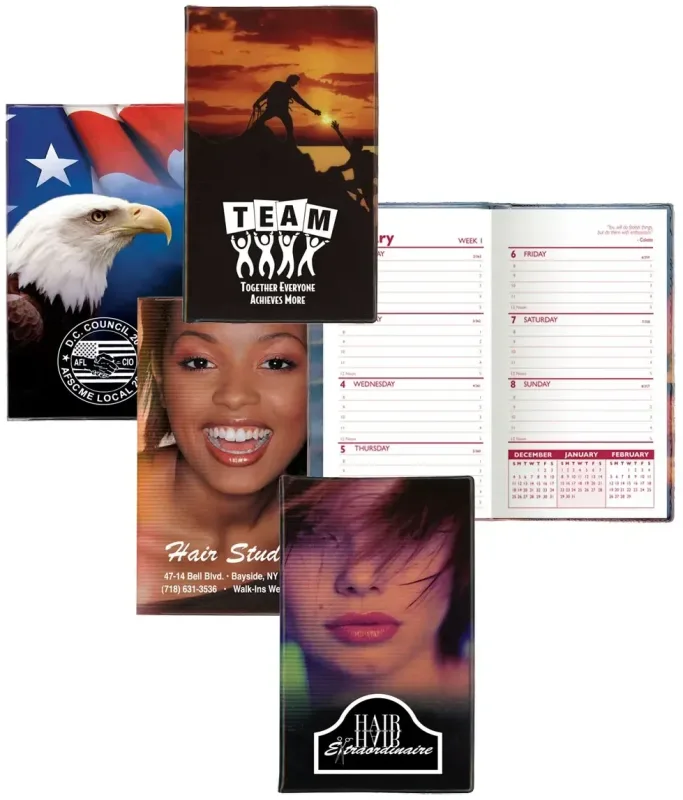 Custom Weekly Planner with Full-Color Vinyl Cover — view 5