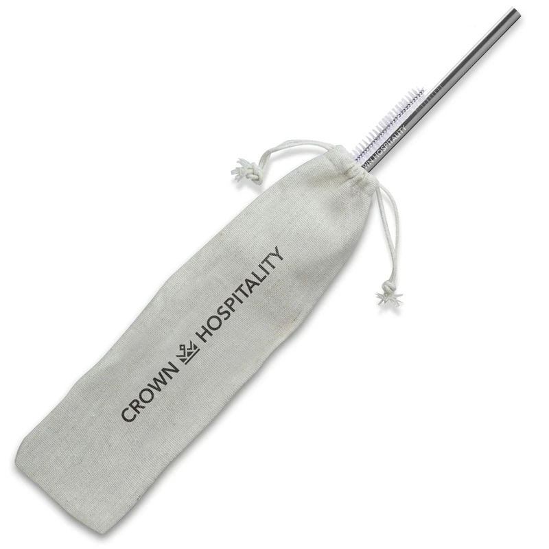 Straight Stainless Steel Straws: Individually sold in Silver