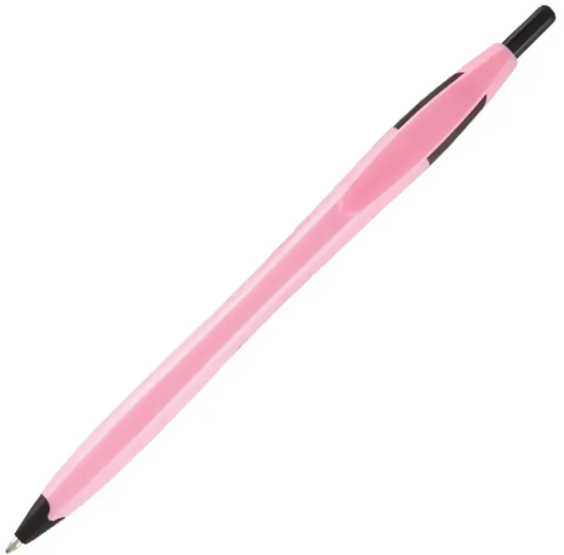 Stratus Pen w/ Bright Contoured Barrel & Black Trim (Black Ink) — view 4