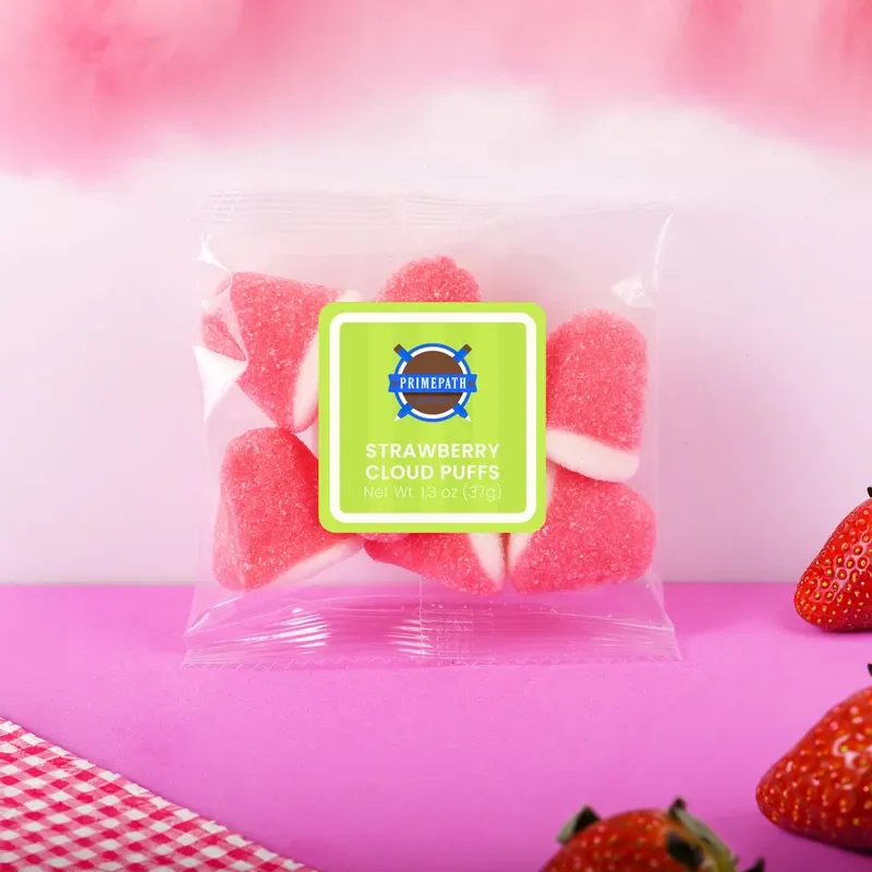 Strawberry Cloud Puffs in a 1.3 oz Packet