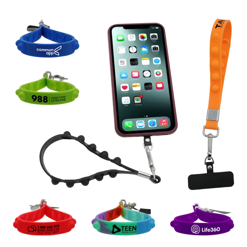 Stress Pop Wristlet Phone Holder β view 1