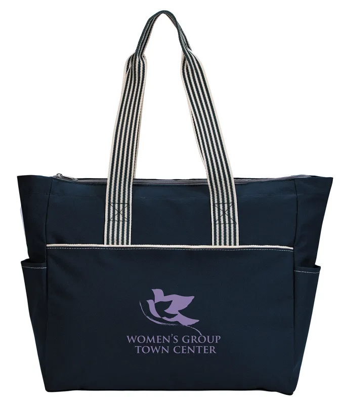 Custom Stripe Diaper Tote-Pack — view 7