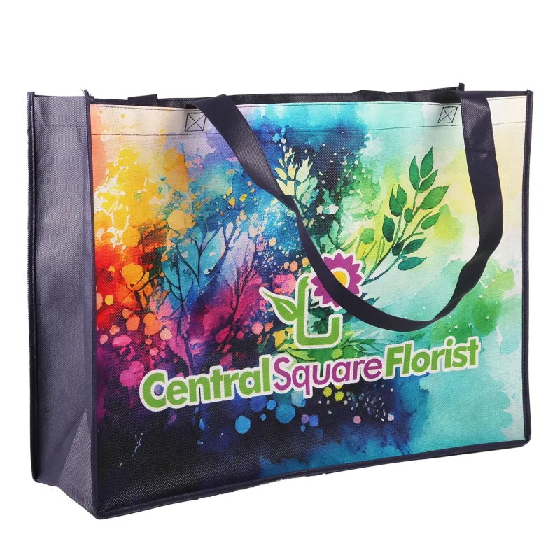 Sublimated Large Non-Woven Shopping Tote (2-Sided) — view 15