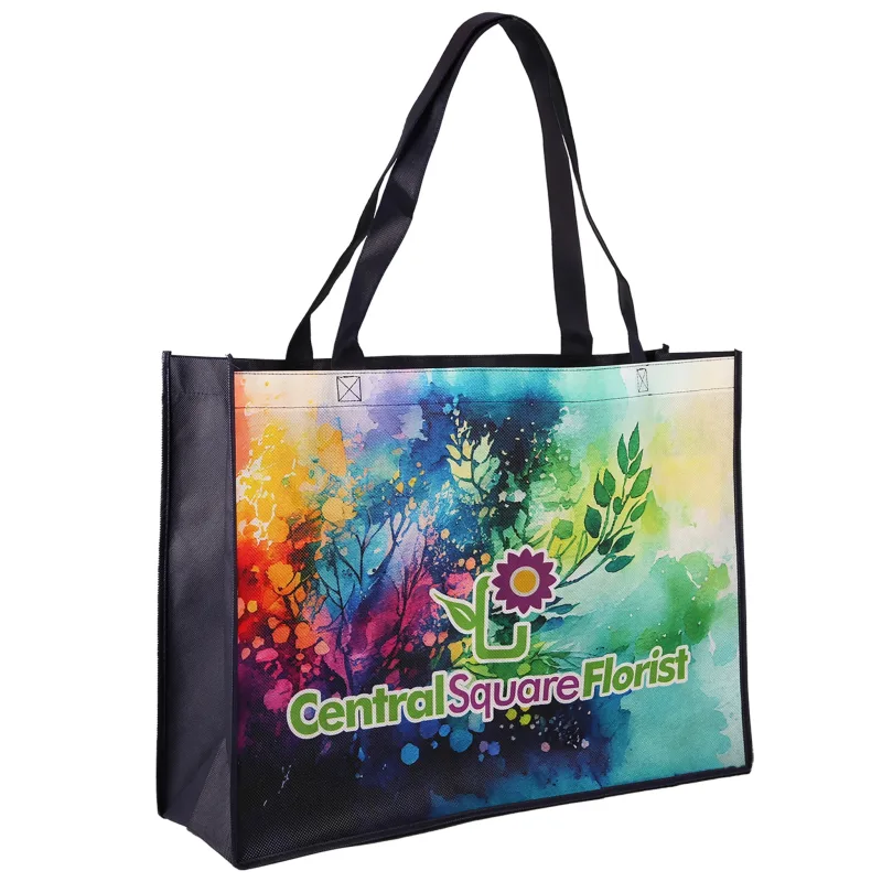 Sublimated Large Non-Woven Shopping Tote (2-Sided) — view 3