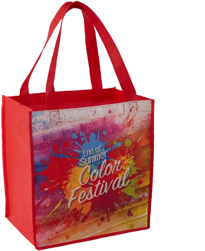 Custom Sublimated Non-Woven Grocery Tote