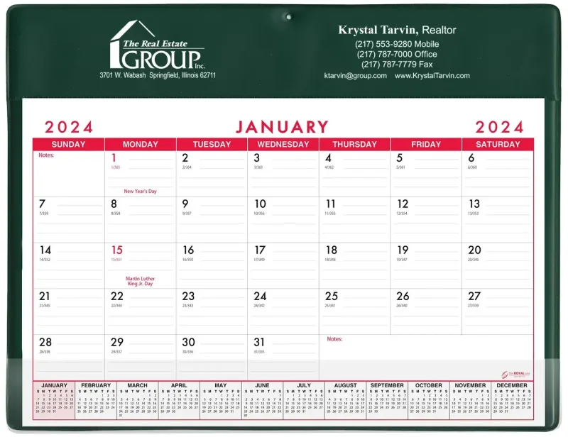 Branded Custom Calendar Pad — view 2