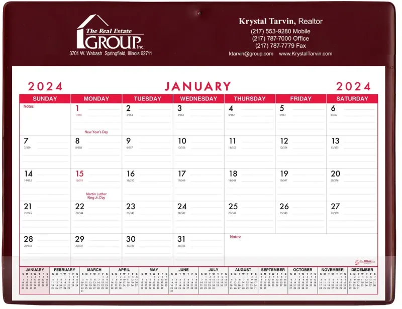 Branded Custom Calendar Pad — view 3