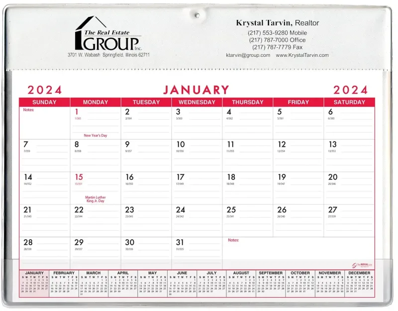 Branded Custom Calendar Pad — view 4