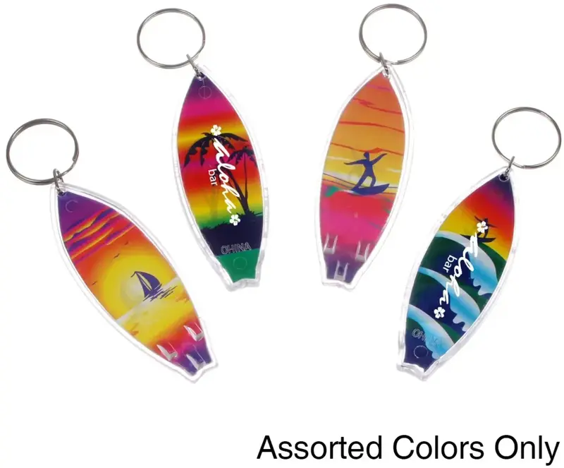 Branded Surfboard Keychain