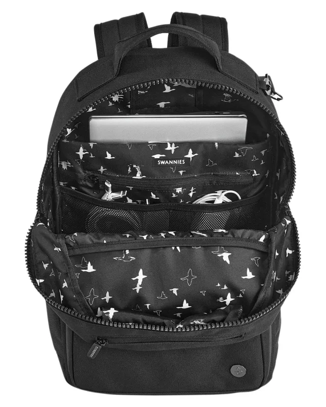 Swannies Golf Laptop Backpack with Insulated Front Pocket — view 2