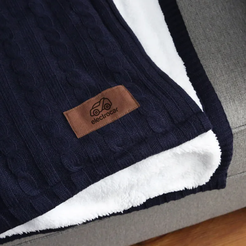 Sweater Weather Sherpa Blanket W/ Pillowcase — view 5