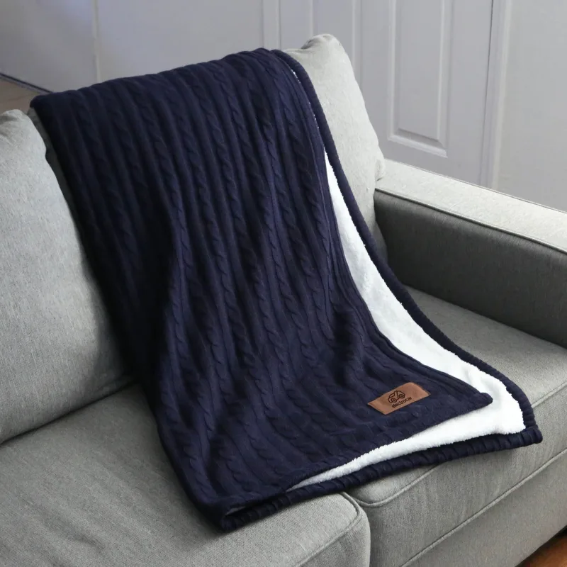 Sweater Weather Sherpa Blanket W/ Pillowcase — view 6