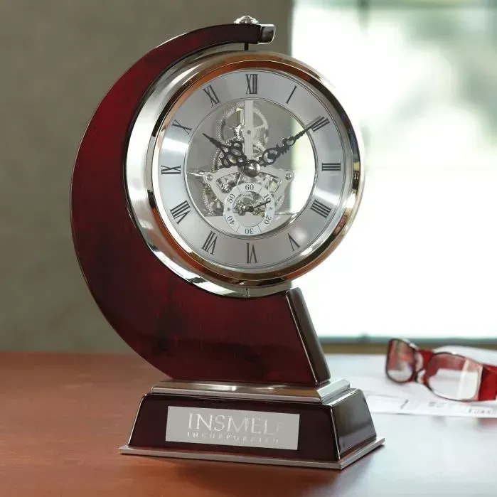 Custom Printed Swerve Skeleton Clock
