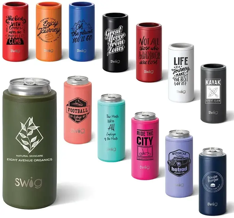 Swig® Skinny Can Cooler - 12oz Triple Insulated Matte Finish