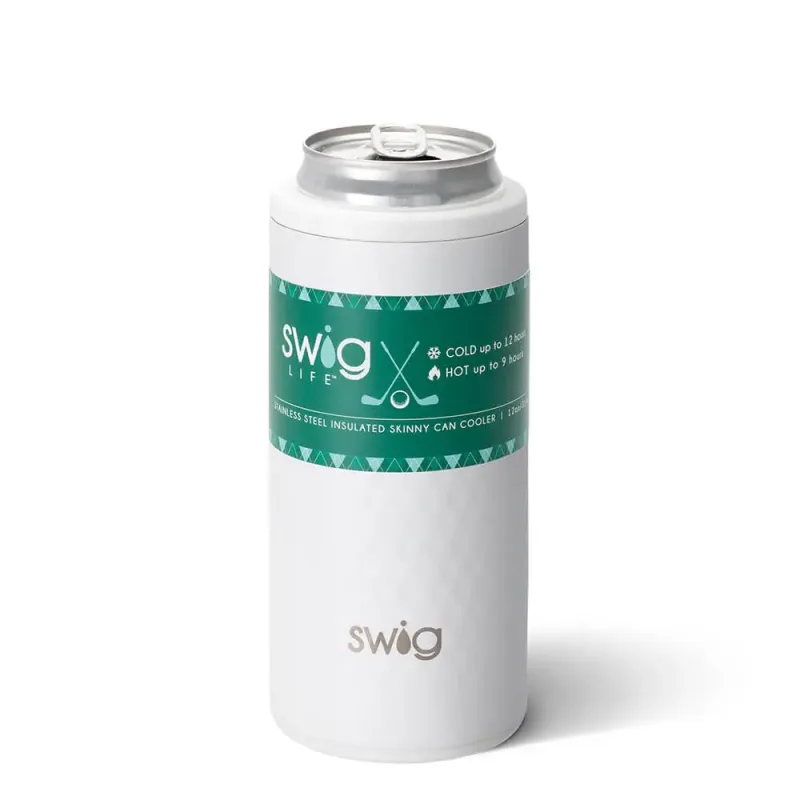Swig 12oz Skinny Can Cooler-Golf Partee — view 3