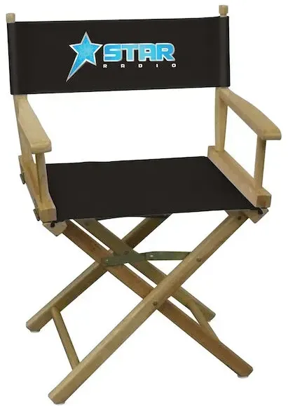 Table-Height Director's Chair (Full-Color Imprint)