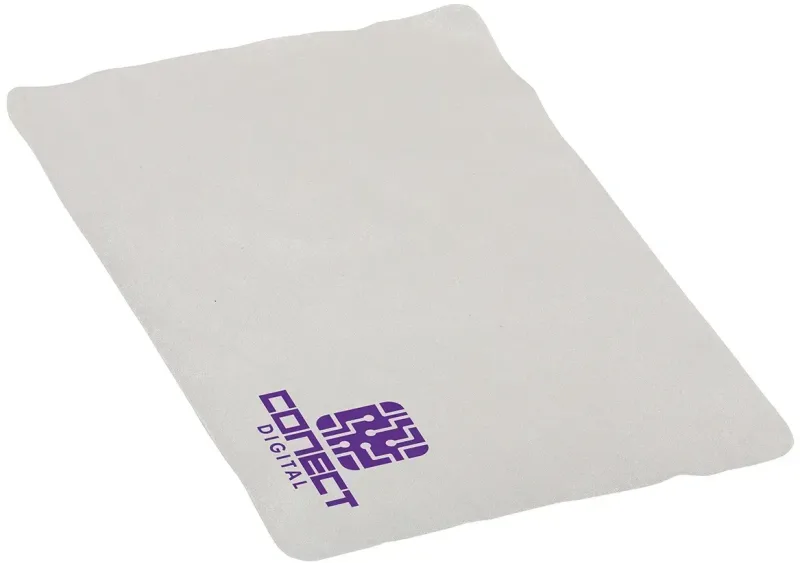 Custom-Made Tablet 1-Color Microfiber Cloth - 11" x 7" — view 2