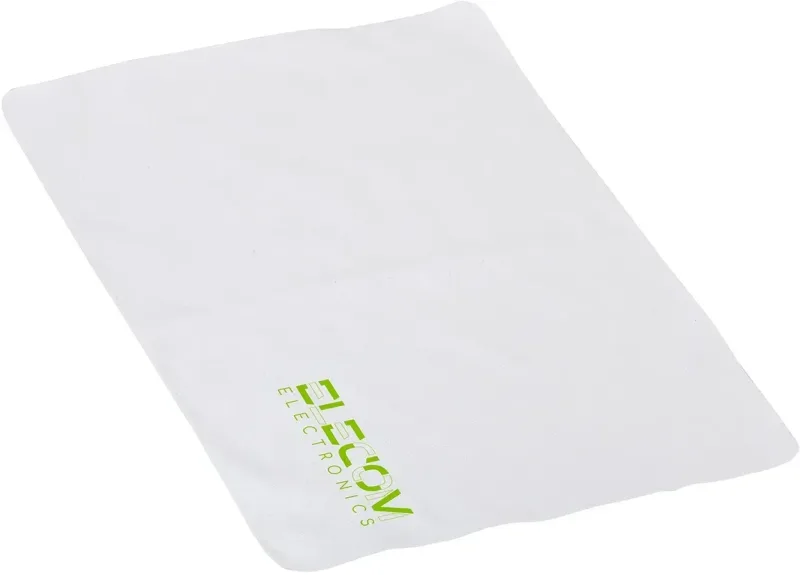 Custom-Made Tablet 1-Color Microfiber Cloth - 11" x 7" — view 3
