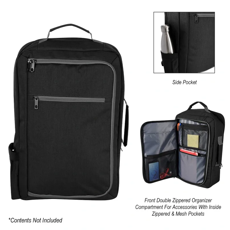 Tacoma Laptop Backpack & Briefcase for 17" Laptop for Travel — view 4