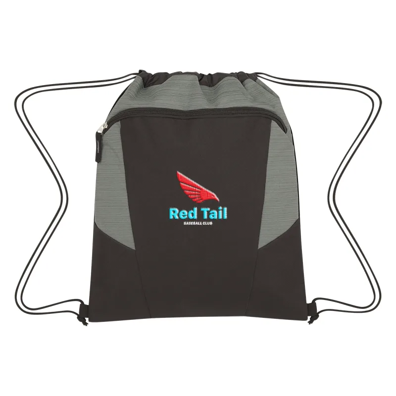 Tahoe Heathered Drawstring Backpack — view 3