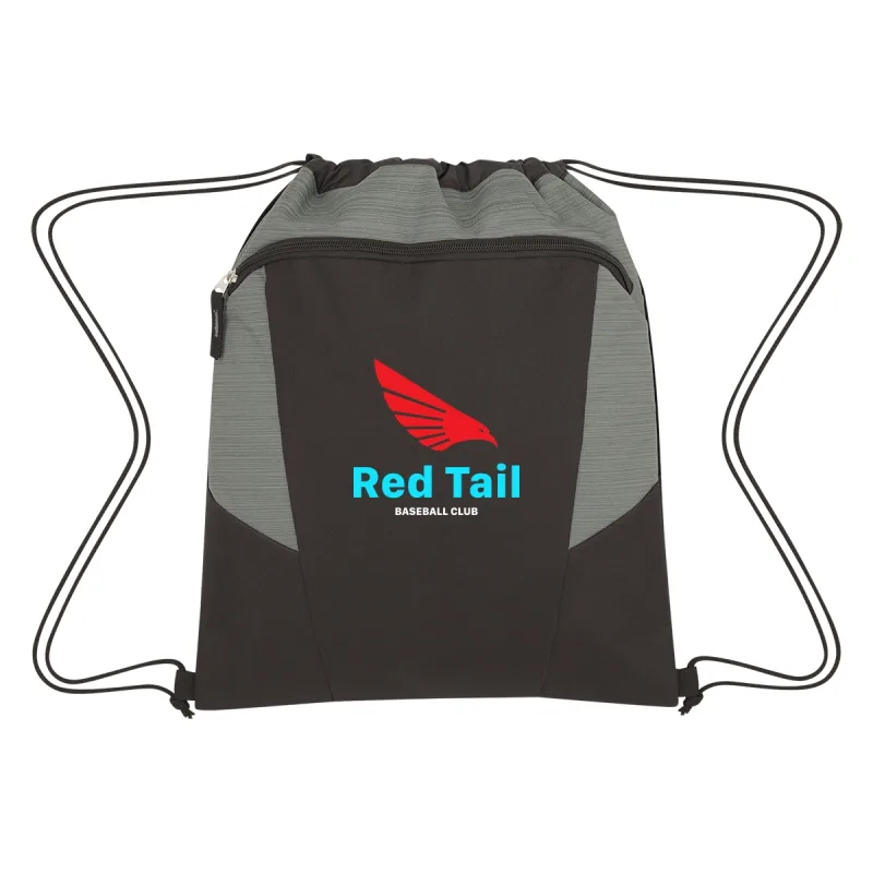 Tahoe Heathered Drawstring Backpack — view 4