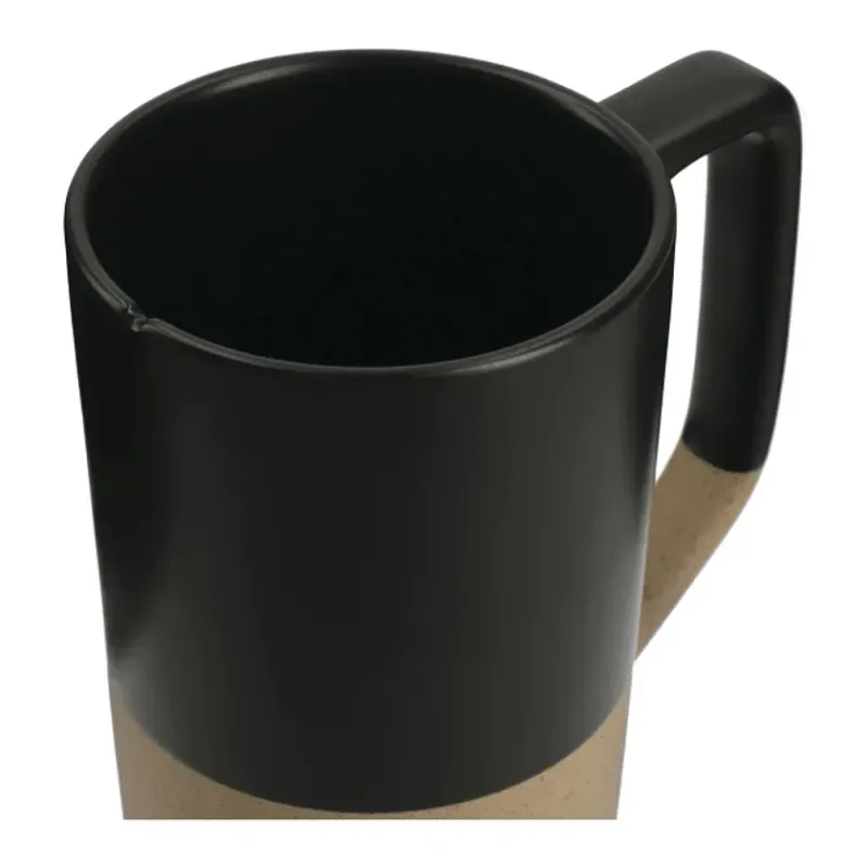 Tahoe Tea & Coffee Ceramic Mug with Wood Lid 16oz — view 2