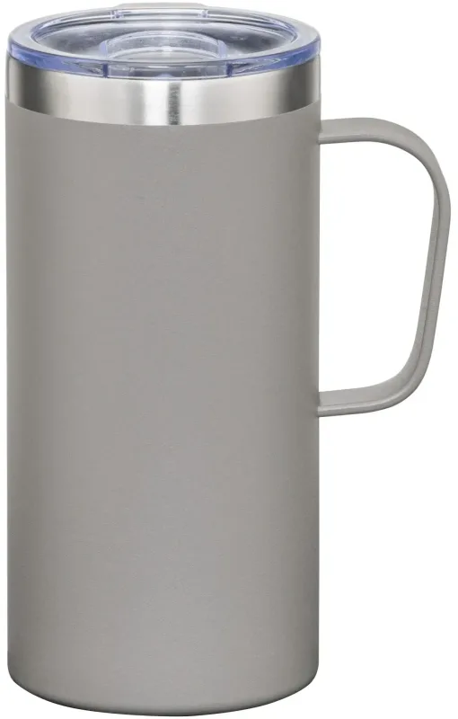 20oz Custom Stainless Steel Taiga Mug with Sliding Lid — view 8