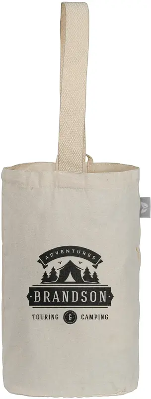 Tango - Dual-Bottle Wine Tote Bag - 8 oz Recycled Cotton Blend