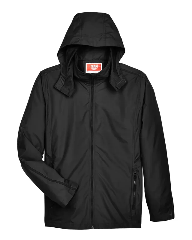 Team 365 Adult Conquest Jacket with Mesh Lining — view 3