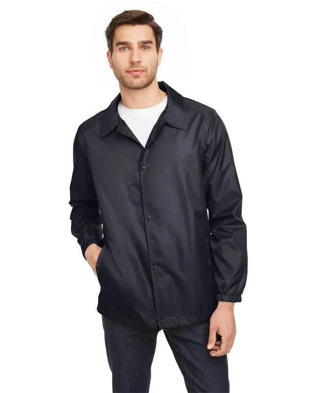 Team 365 Adult Zone Protect Coaches Jacket — view 14