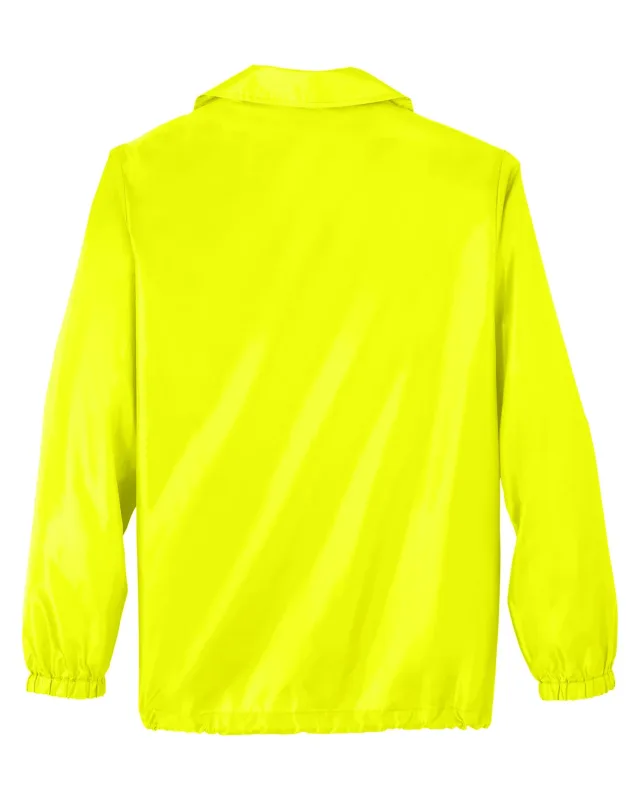 Team 365 Adult Zone Protect Coaches Jacket — view 2