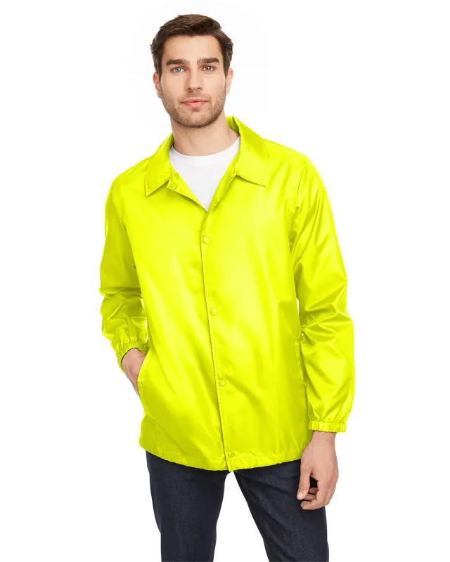 Team 365 Adult Zone Protect Coaches Jacket — view 4