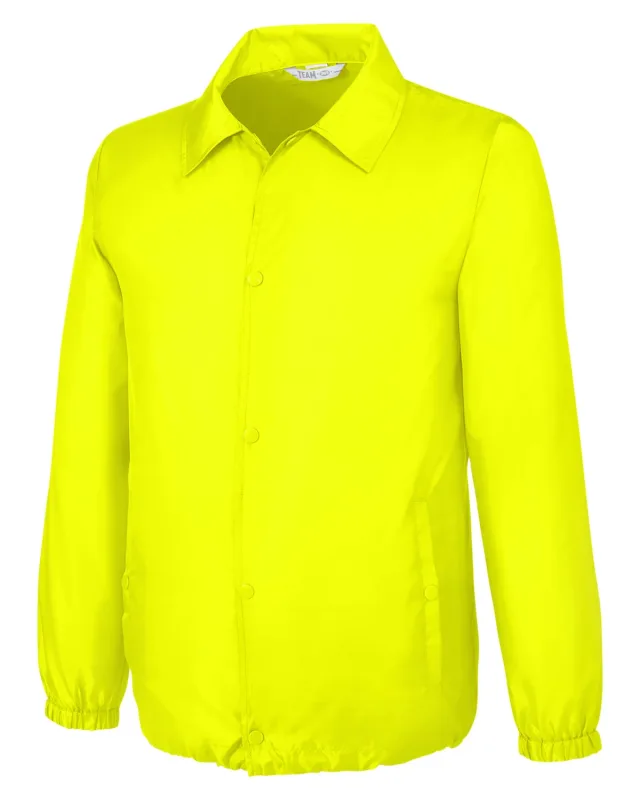 Team 365 Adult Zone Protect Coaches Jacket — view 6