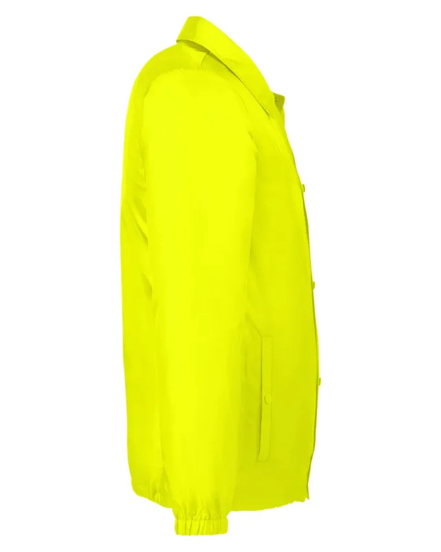 Team 365 Adult Zone Protect Coaches Jacket — view 7