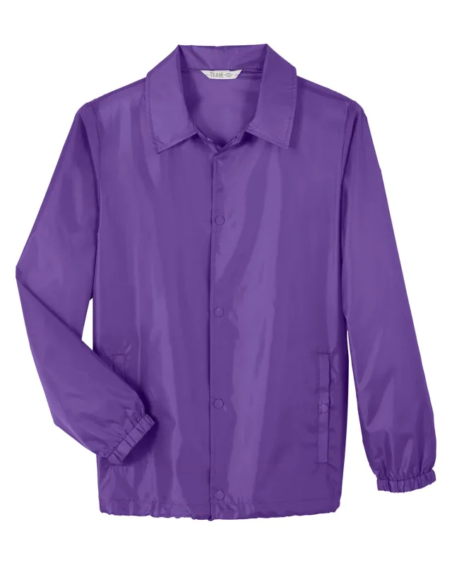 Team 365 Adult Zone Protect Coaches Jacket — view 73