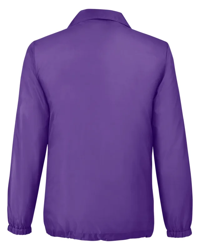 Team 365 Adult Zone Protect Coaches Jacket — view 75