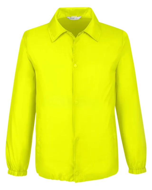 Team 365 Adult Zone Protect Coaches Jacket — view 8