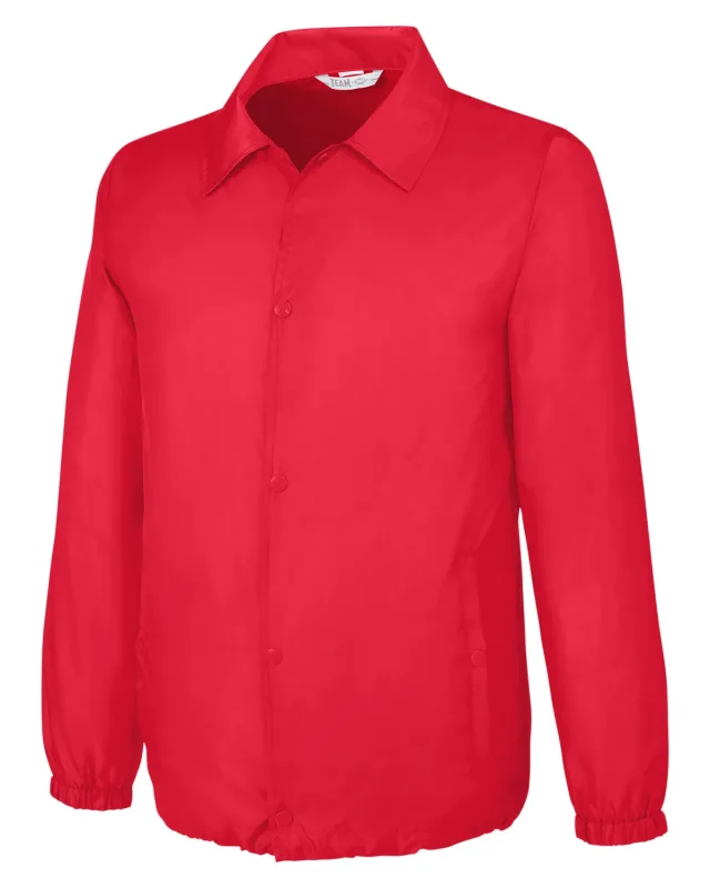 Team 365 Adult Zone Protect Coaches Jacket — view 86