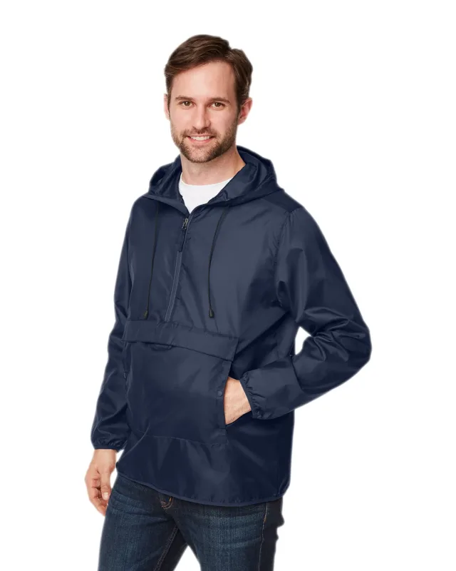 Team 365 Adult Zone Protect Packable Anorak Jacket — view 19