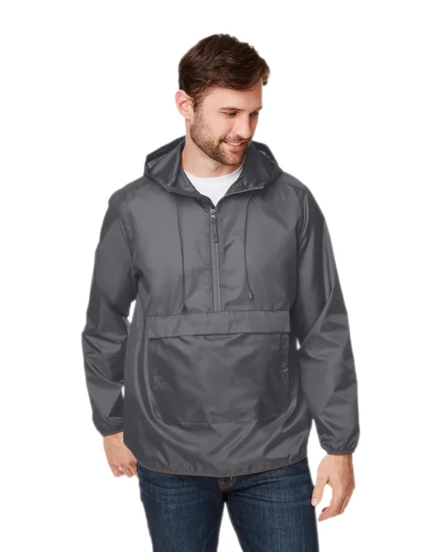 Team 365 Adult Zone Protect Packable Anorak Jacket — view 24