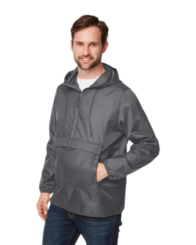 Team 365 Adult Zone Protect Packable Anorak Jacket — view 29