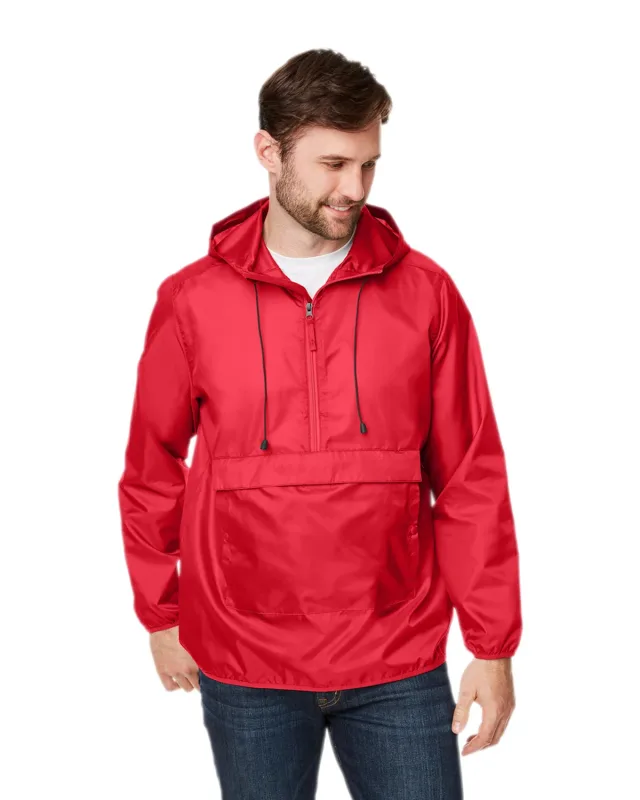 Team 365 Adult Zone Protect Packable Anorak Jacket — view 34