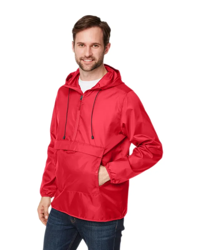 Team 365 Adult Zone Protect Packable Anorak Jacket — view 39