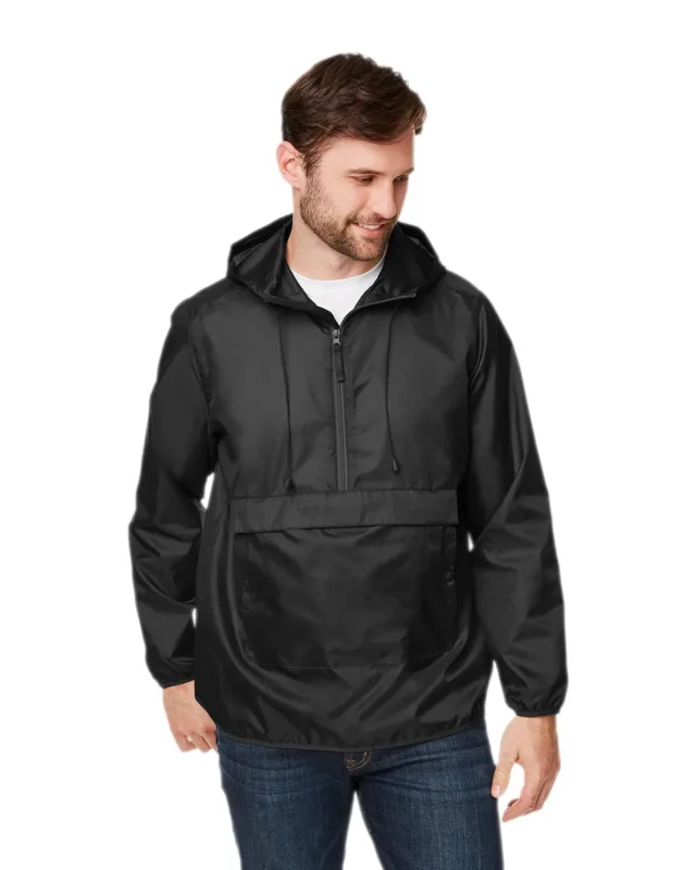 Team 365 Adult Zone Protect Packable Anorak Jacket — view 4