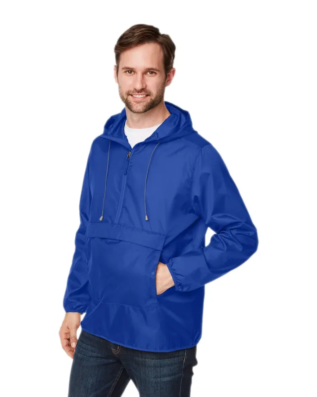 Team 365 Adult Zone Protect Packable Anorak Jacket — view 49